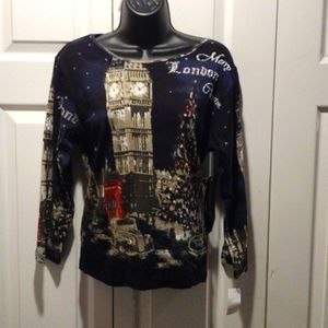 Jane Ashley petite Christmas Sweatshirt